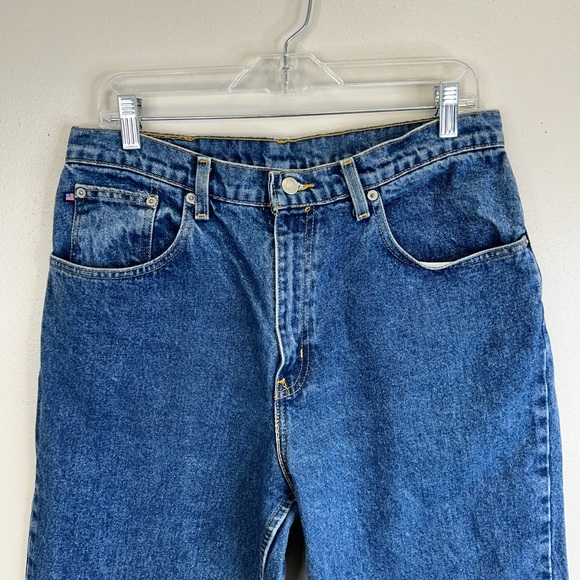 Vintage Polo Ralph Lauren Womens 14 Straight Leg Blue Jeans Classic Preppy 90s - Picture 3 of 12